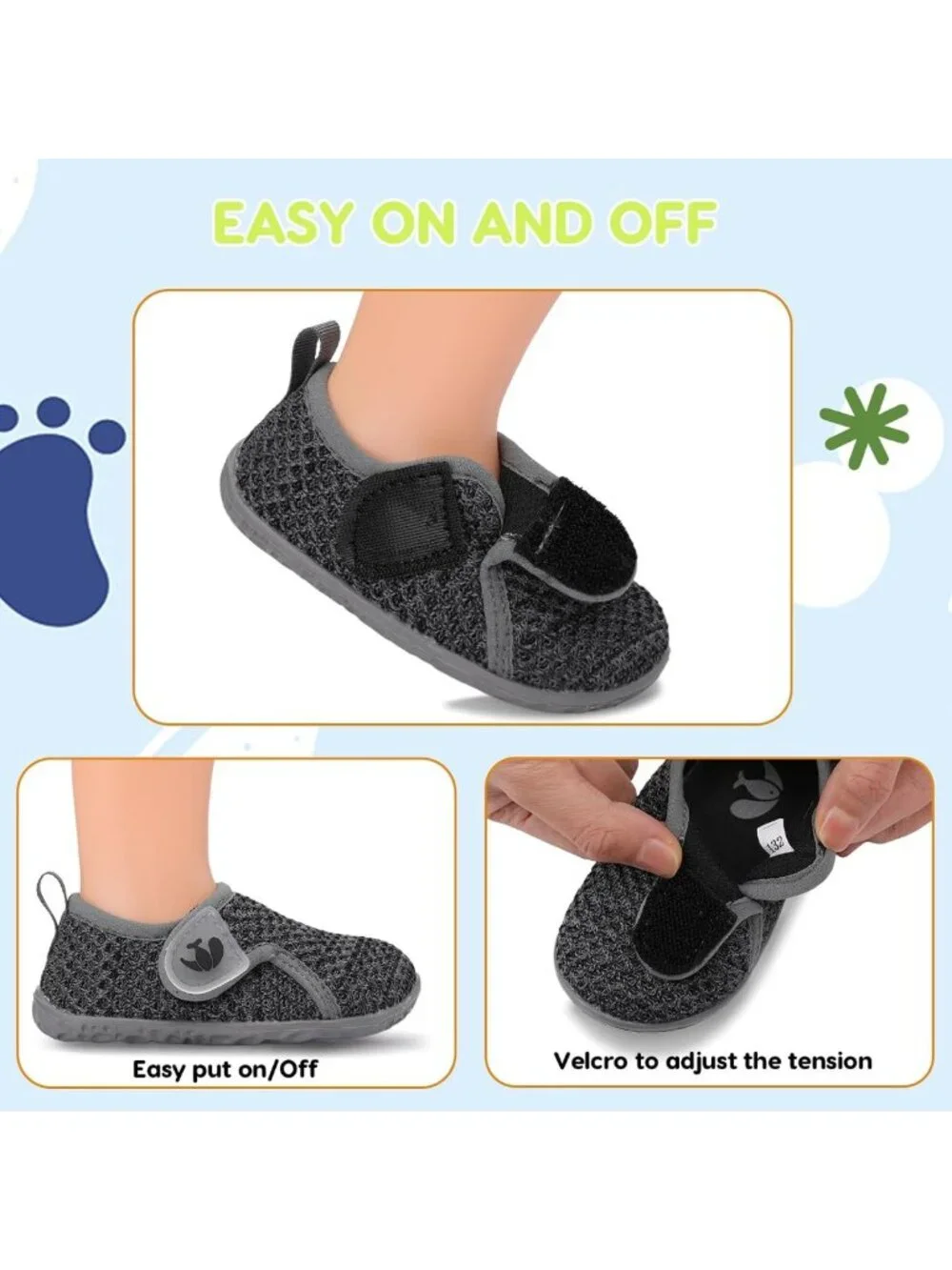 Breathable Lightweight Infant Sneakers for Baby Boys & Girls - First Walking